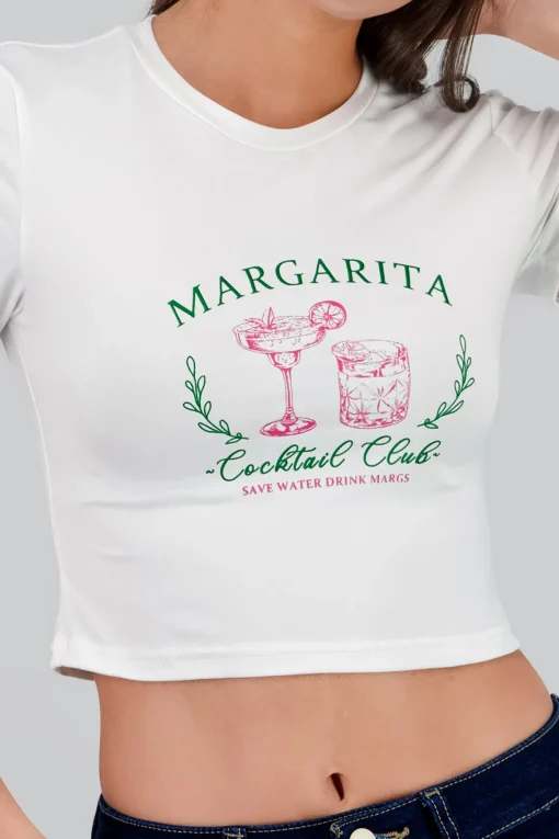 Crop top print margarita