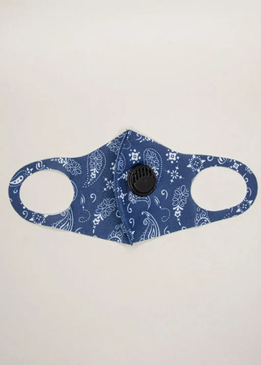 Cubreboca tela filtro paisley