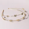 Diadema doble mariposas