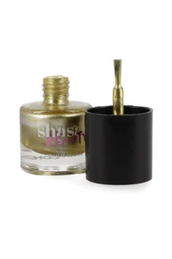 Esmalte de uñas metalizado dorado 10 ml