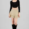 Falda Doble Olan Pretina Ancha