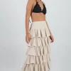 Falda maxi olanes ligera
