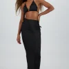 Falda midi textura