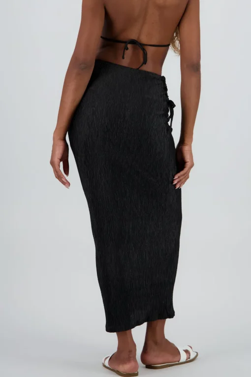 Falda midi textura