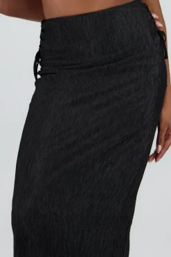 Falda midi textura
