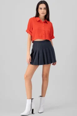 Falda Mini Plisada