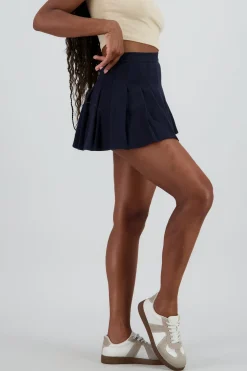 Falda mini plisada