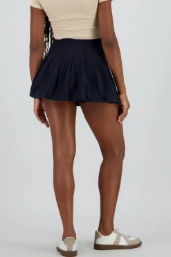 Falda mini plisada