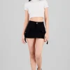 Falda Short 2 Bolsas Con Tiras