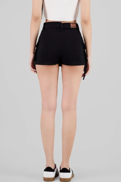 Falda Short 2 Bolsas Con Tiras