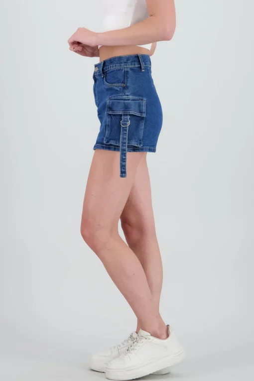 Falda short cargo
