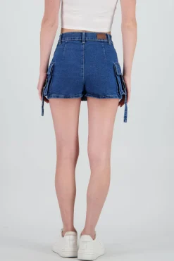 Falda short cargo