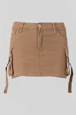 Falda short cargo