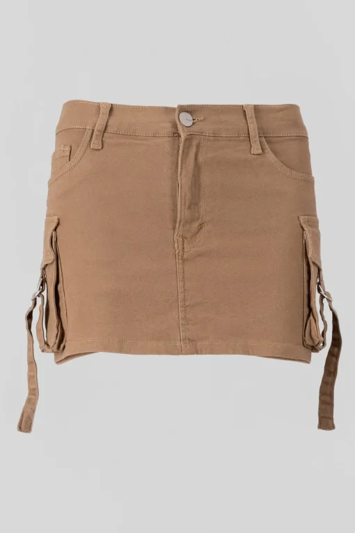 Falda short cargo