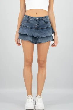 Falda Short Denim Olanes
