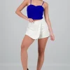 Falda short liso