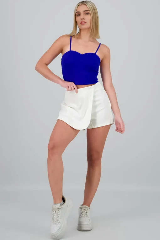 Falda short liso