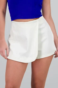 Falda short liso