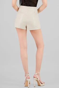 Falda short PU mini