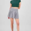 Falda tableada mini