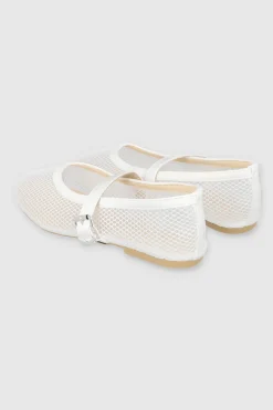 Flat mary jane mesh