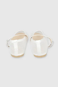 Flat mary jane mesh