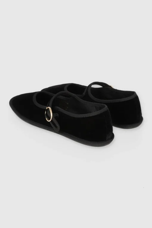 Flats Terciopelo Mary Jane