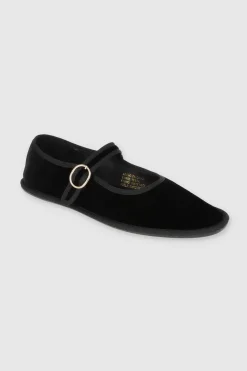 Flats Terciopelo Mary Jane