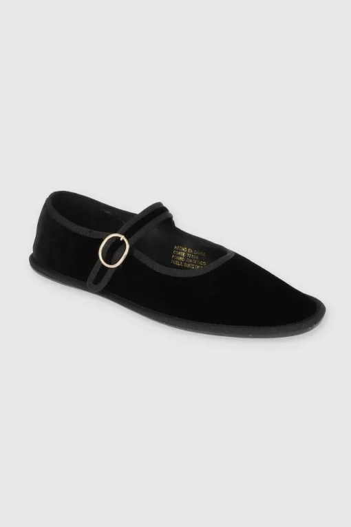 Flats Terciopelo Mary Jane