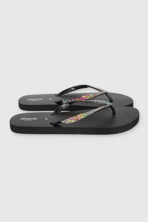 Flip Flop Chinela Brillos Piedras