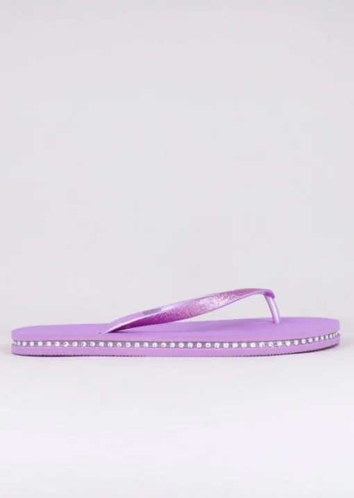 Flip flop contorno brillos