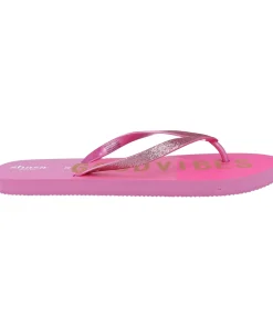 Flip flop good vibes glitter