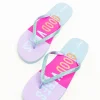 Flip flop good vibes glitter
