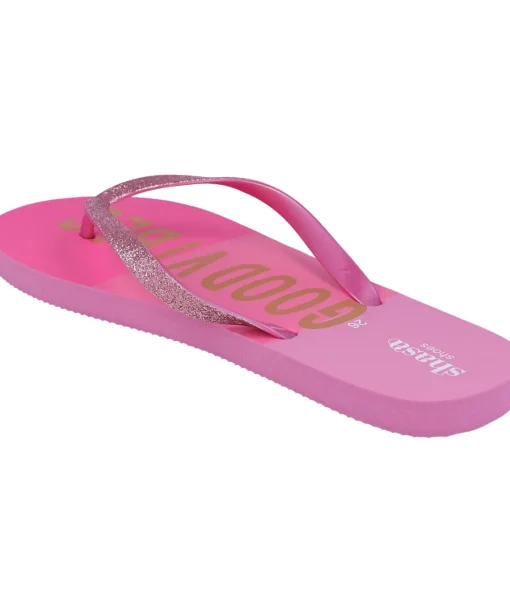 Flip flop good vibes glitter