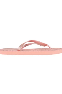 Flip flop hoja tropical brillos