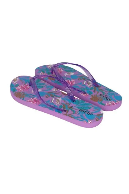 Flip flop tropical brillos correas
