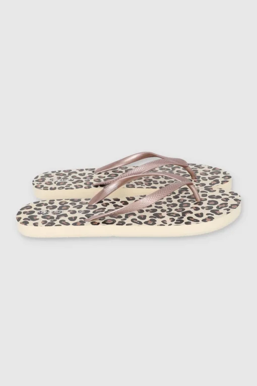 FLIP FLOPS ANIMAL PRINT