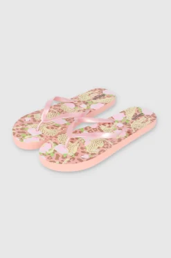 FLIP FLOPS ANIMAL PRINT ROSA