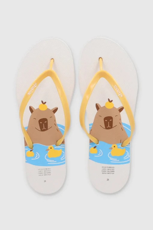 Flip Flops Capibara Nadando