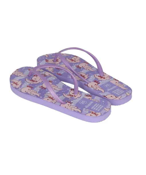 Flip flops estampado ajolotes