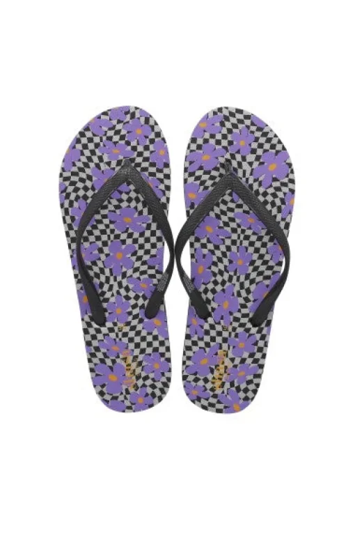 Flip Flops Flores Cuadros