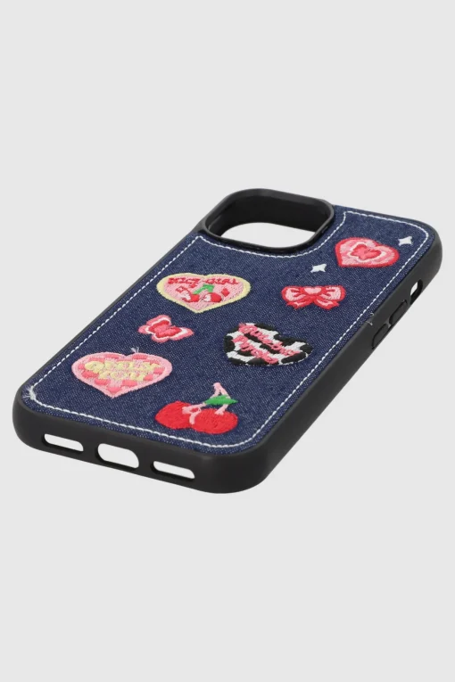 Funda cel i15 bordado denim