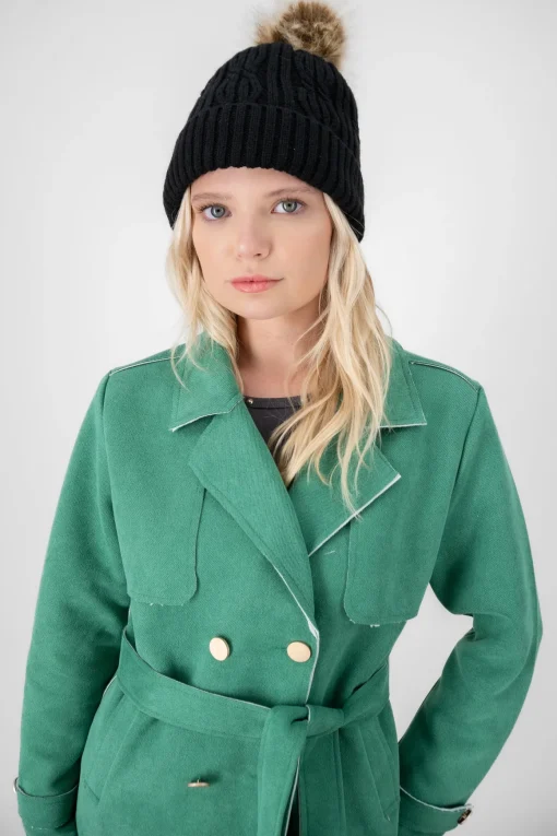 Gorro punto pompón