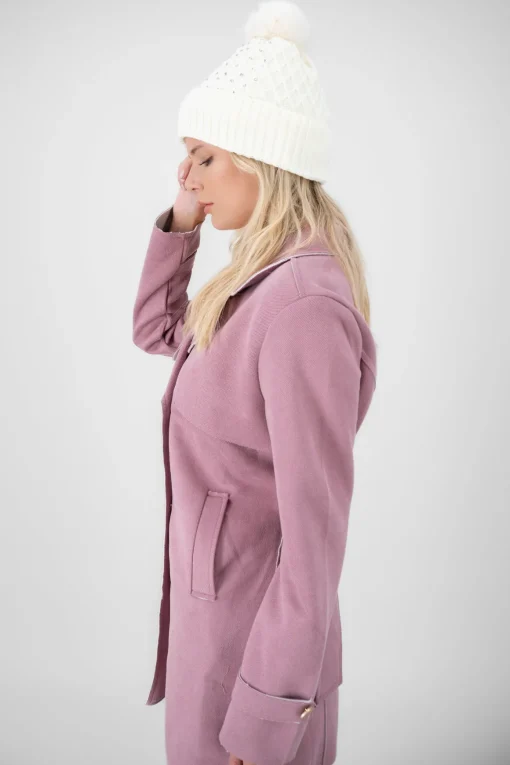 Gorro tejido rombos