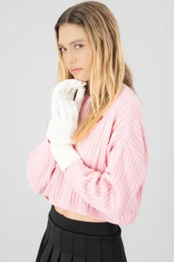 Guantes tejidos