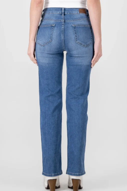 Jeans bootcut slit
