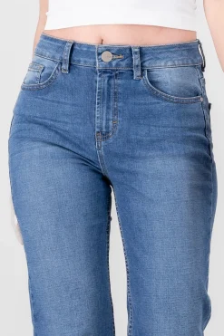 Jeans bootcut slit