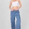 Jeans cargo 2 multibolsas