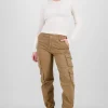 Jeans cargo monocolor