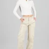 Jeans cargo recto
